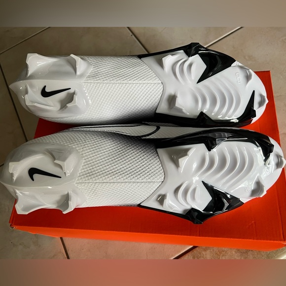 🚫SOLD🚫 Nike Vapor Edge Speed 360 (white w/black) Football Cleats - Men’s Sz 13 - Picture 13 of 13